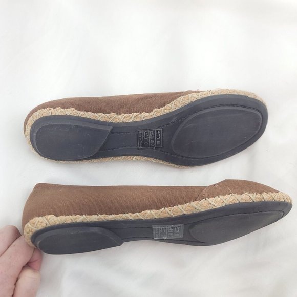 Gomax Womens Sienna-14 Brown Round Toe Slip On Flat Heel Espadrille Shoes Size 9 - Picture 5 of 12